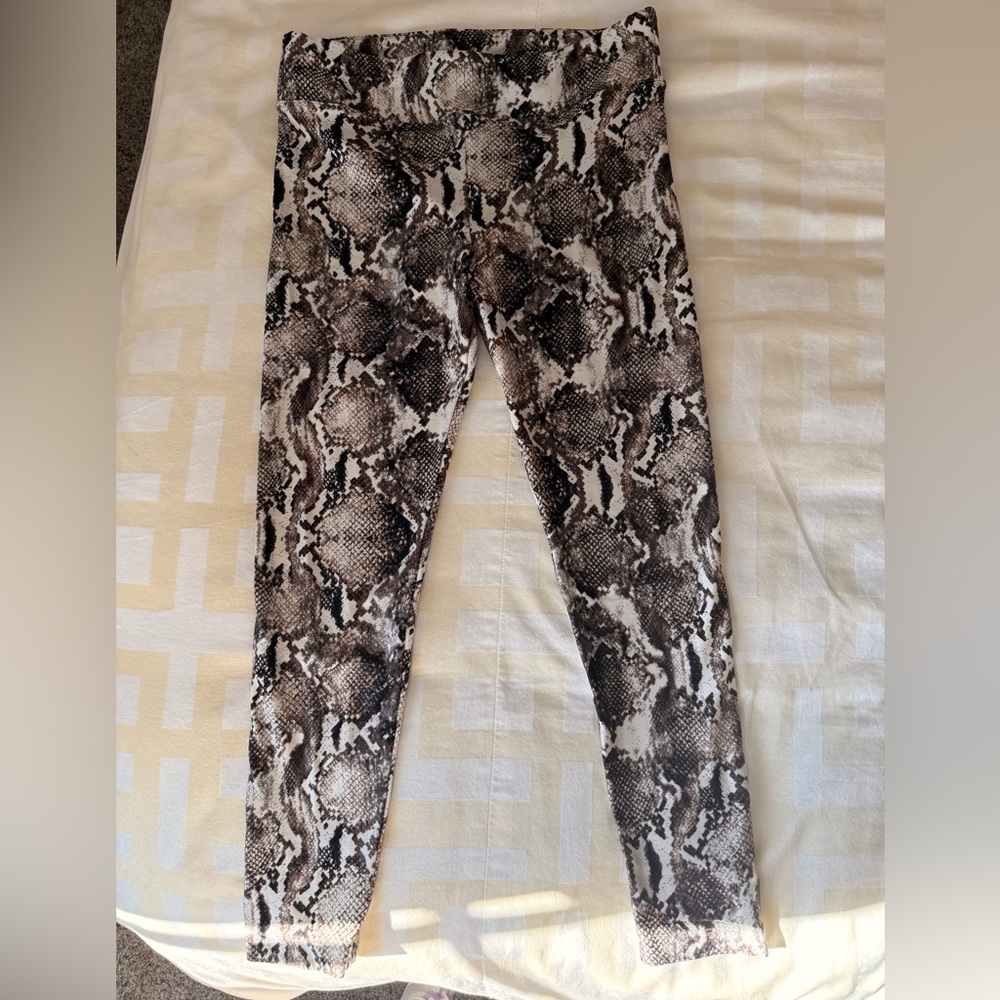 Koral Lustrous, high-rise, legging, diamond back Snake Print Leggings